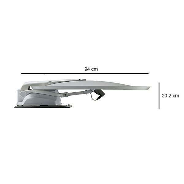 Teleco Telesat BT 85 SMART Diseqc, Panel 16 SAT, Bluetooth Zelfzoekend Satelliet systeem - Afbeelding 2