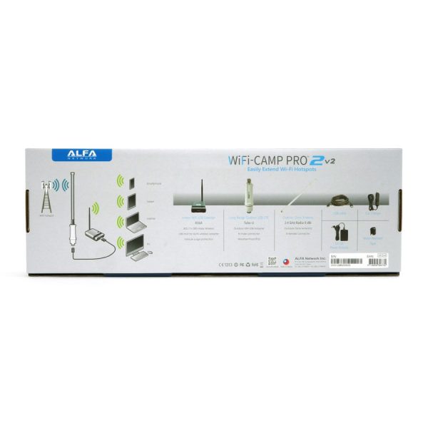 Alfa Network WiFi-Camp Pro2v2 Set Tube UNA Antenne + R36A - Afbeelding 2