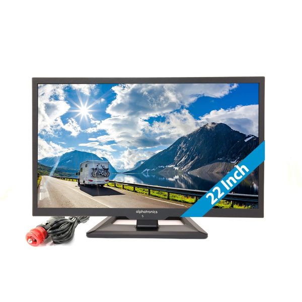 Alphatronics SL-22 SB-CR 55cm LED TV 22 Inch met DVB-S/S2, DVB-T/T2 Tuner en DVD